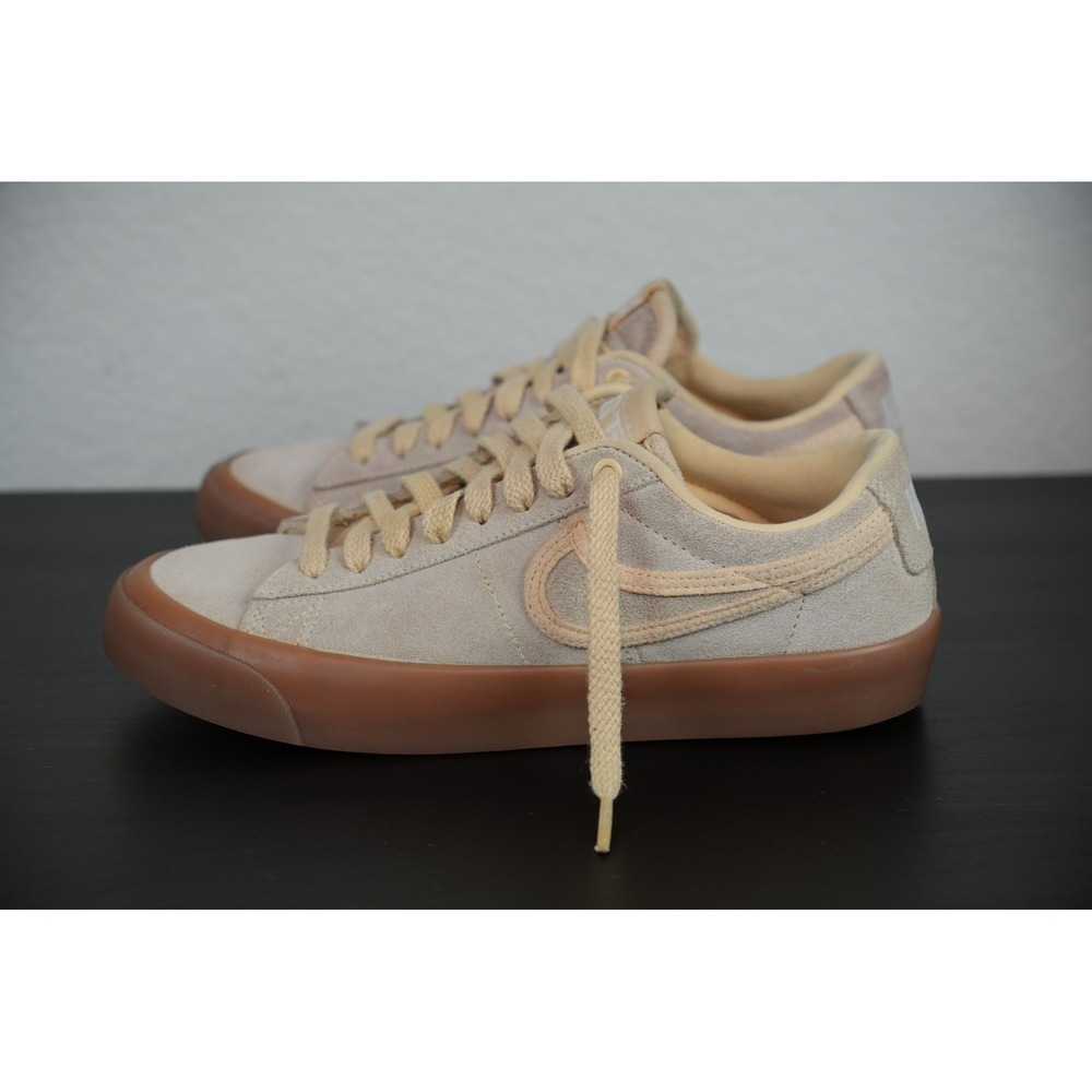Nike SB Blazer Low GT Grant Taylor Suede Beige Gum Skate Shoes Women's Size 5.5 - Picture 6 of 14